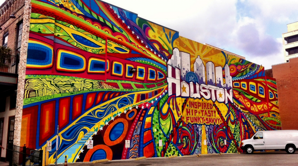 houston is inspired mural - Pustly.Com