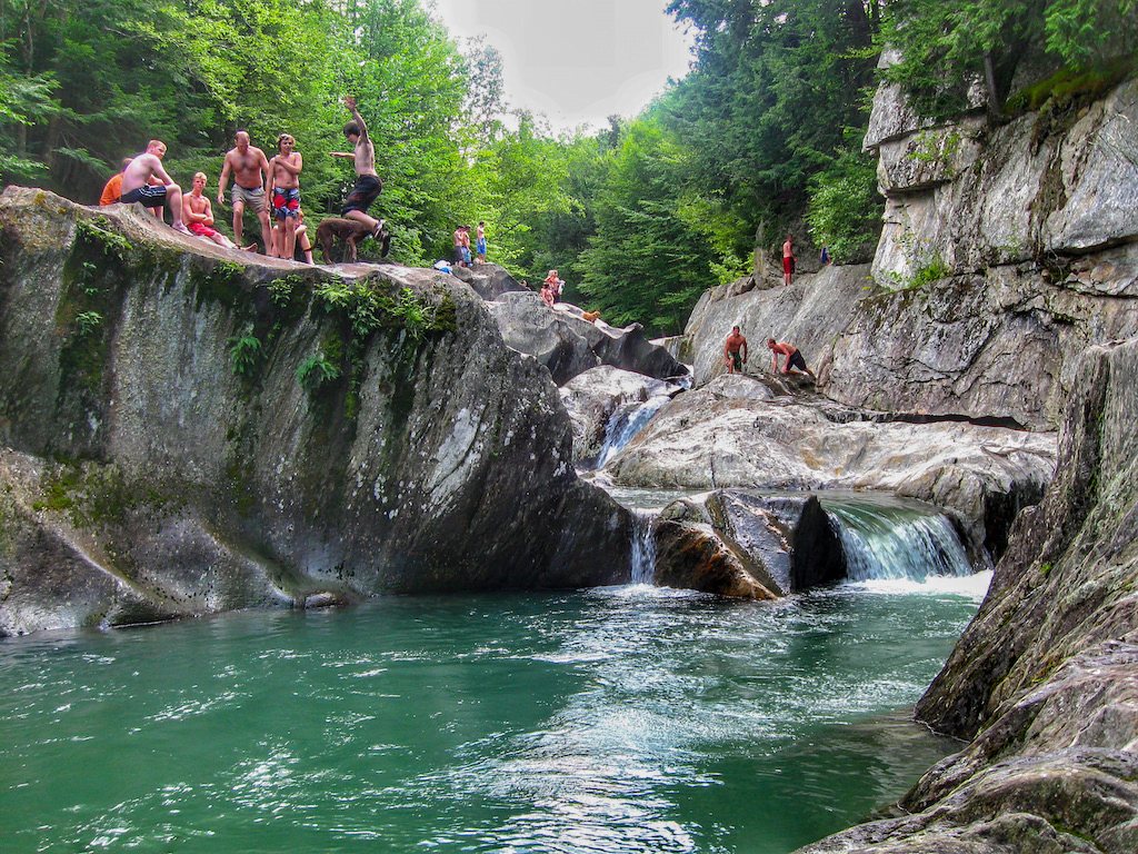 12 Cool Natural Water Slides in the U.S.